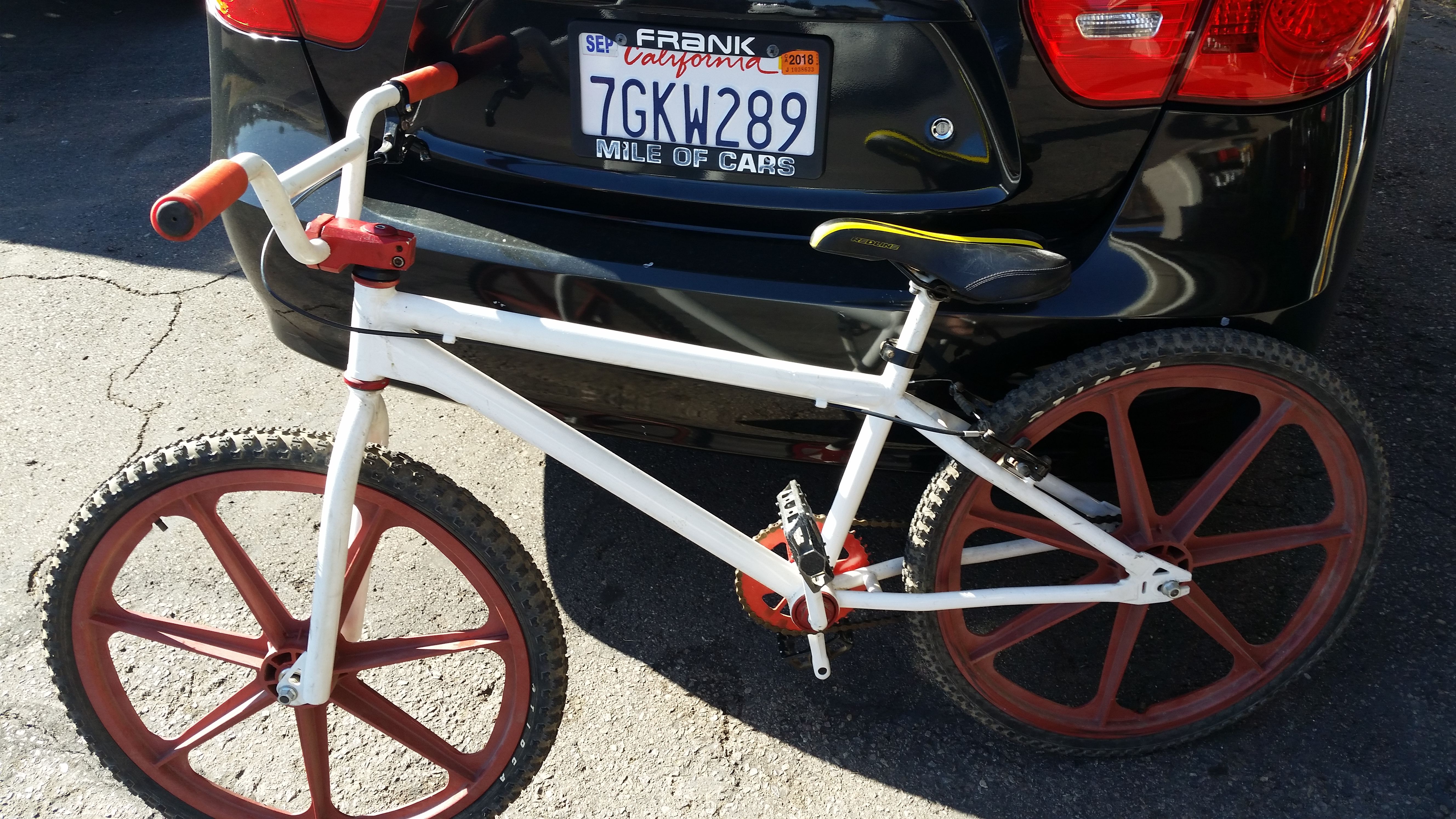 24-inch Redline with old school Skyway Tuff wheel 24 in rims
