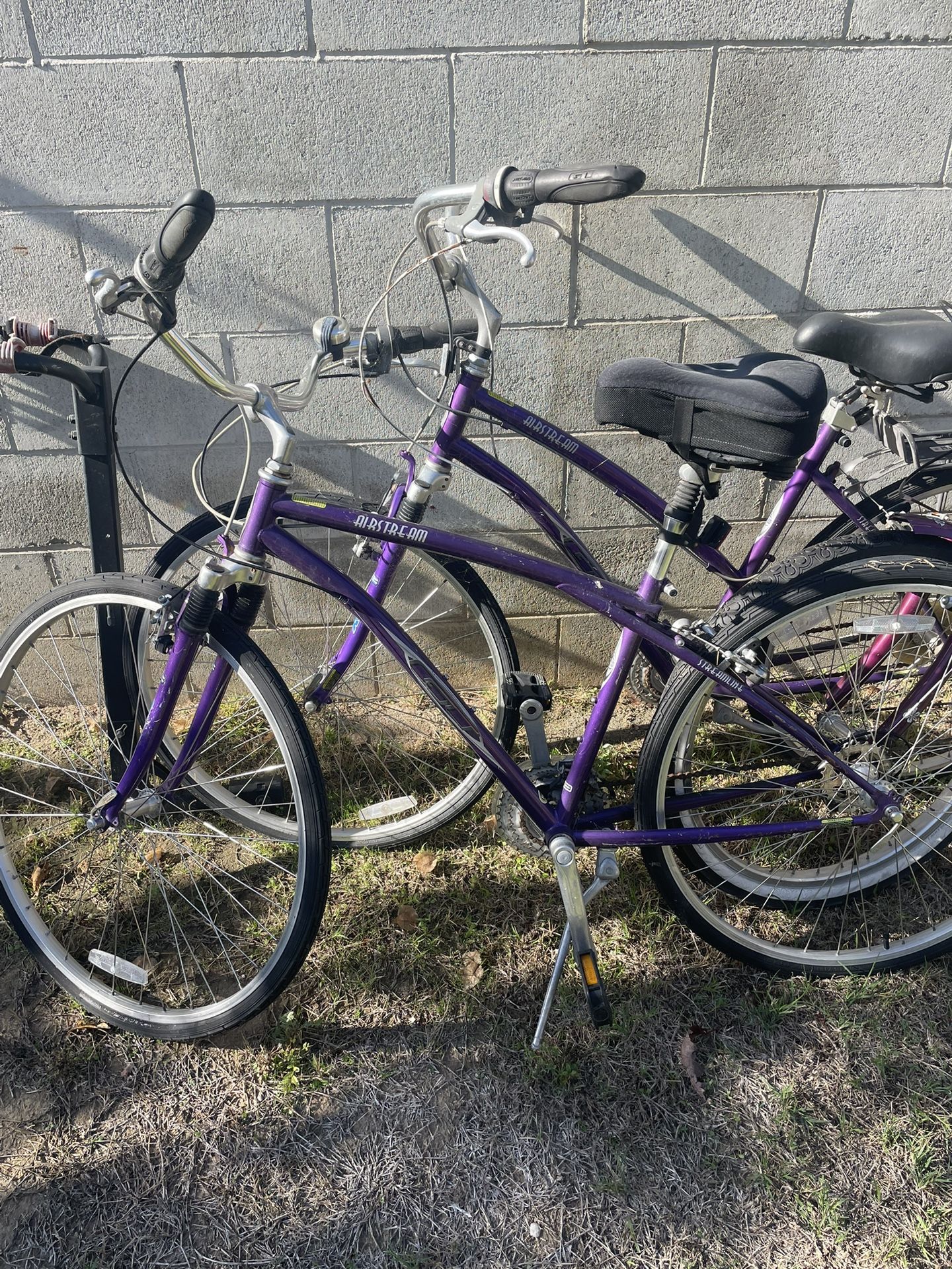 Three Bicycles Plus Carrier
