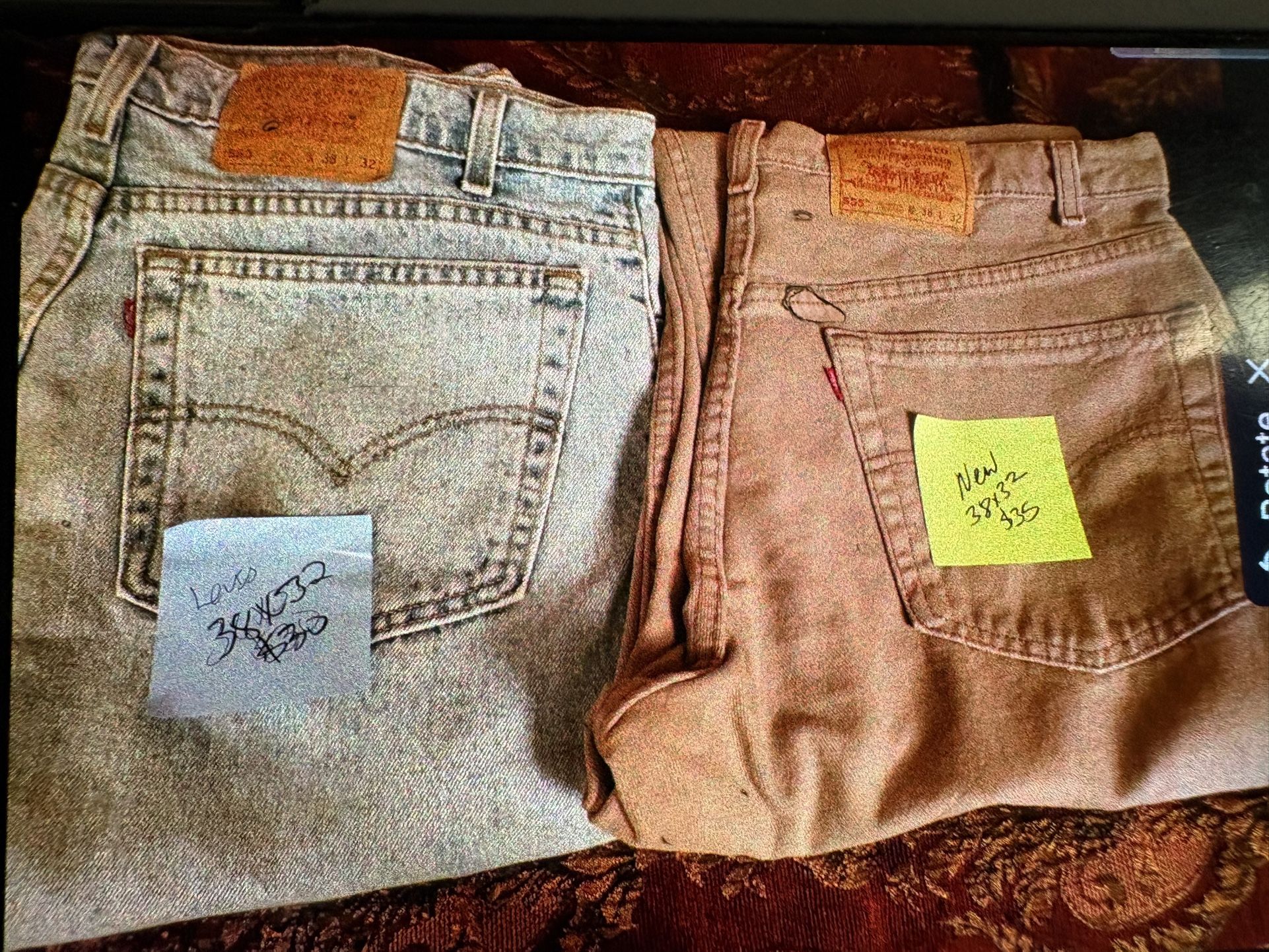 New Men’s Levi’s Jean Pants 38x32
