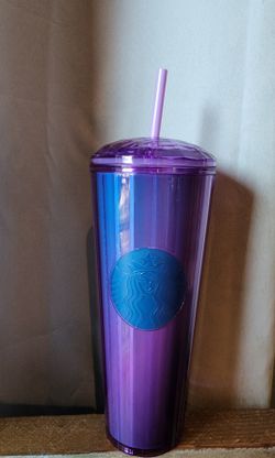 Starbucks Venti Purple & Blue Shimmer Tumbler
