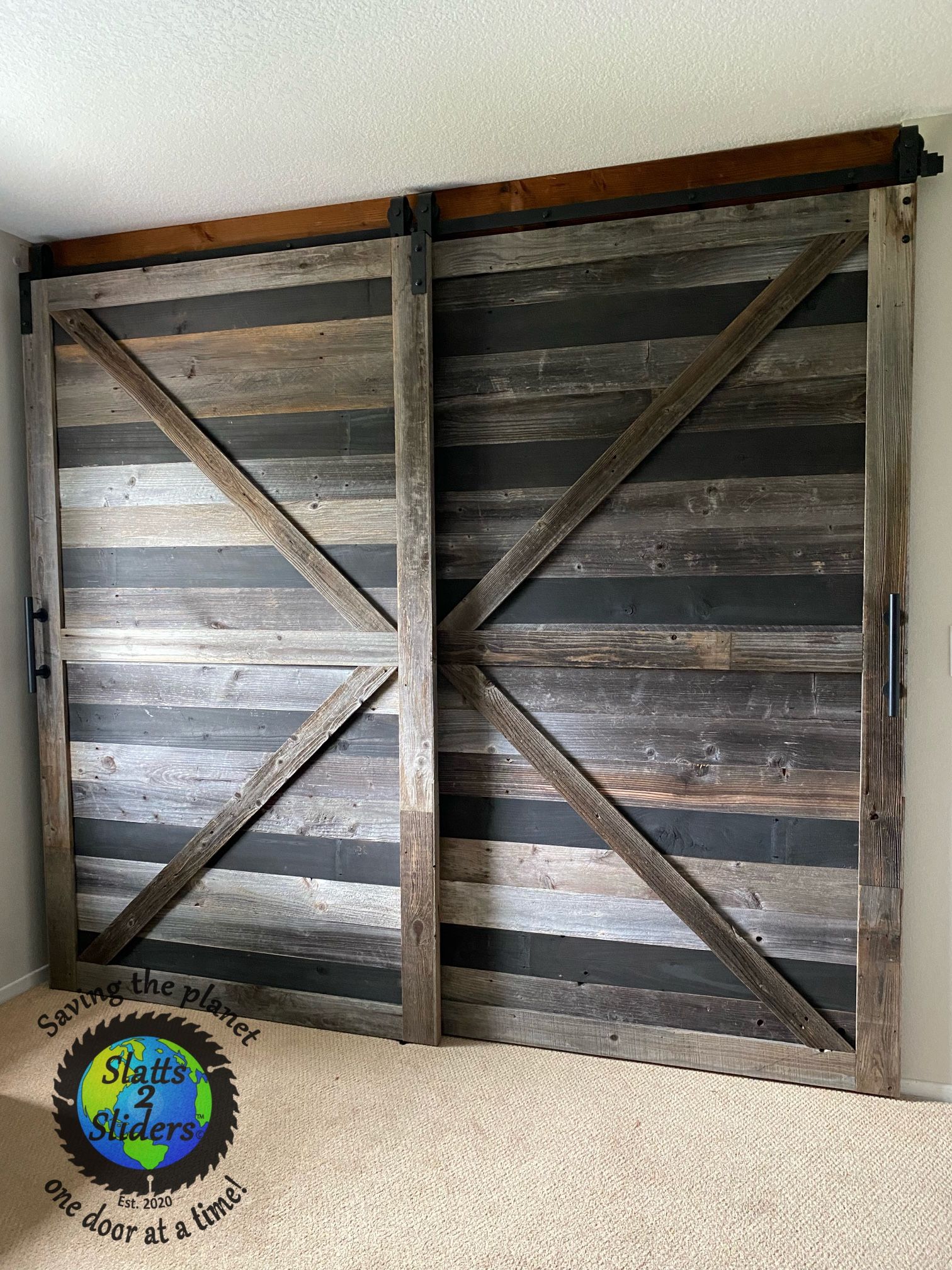 Grey Barn Door