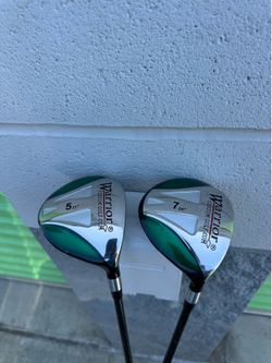 Warrior Golf 21° Fairway 5-and 24 Fairway 7 Wood Green RH Drive Shaft Reg- Flex
