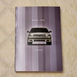 2006 Mercury Montego OEM Owners Manual Guide Excellent Condition!