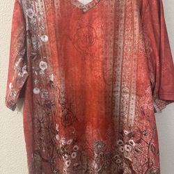 Women’s XL Tunic Lightweight Multicolor Redsunbranded