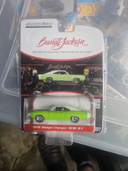 Green light Barrett-jackson 1970 Dodge Charger  Diecast