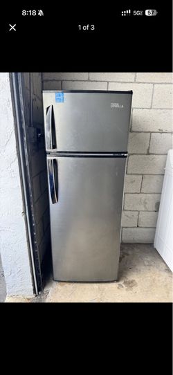 Premium Levella Stainless Steel Top Freezer Refrigerator
