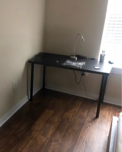 IKEA Black Study Desk