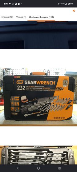 GearWrench 232-Piece SAE/Metric Mechanics Tool Set