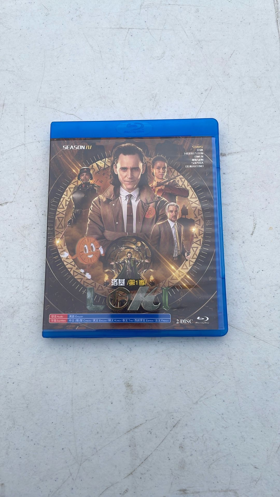 Loki Season One 2 Disc Blue Ray Only