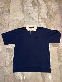 Vintage NFL Team Apparel Men's XL Chicago Bears Blue Polo
