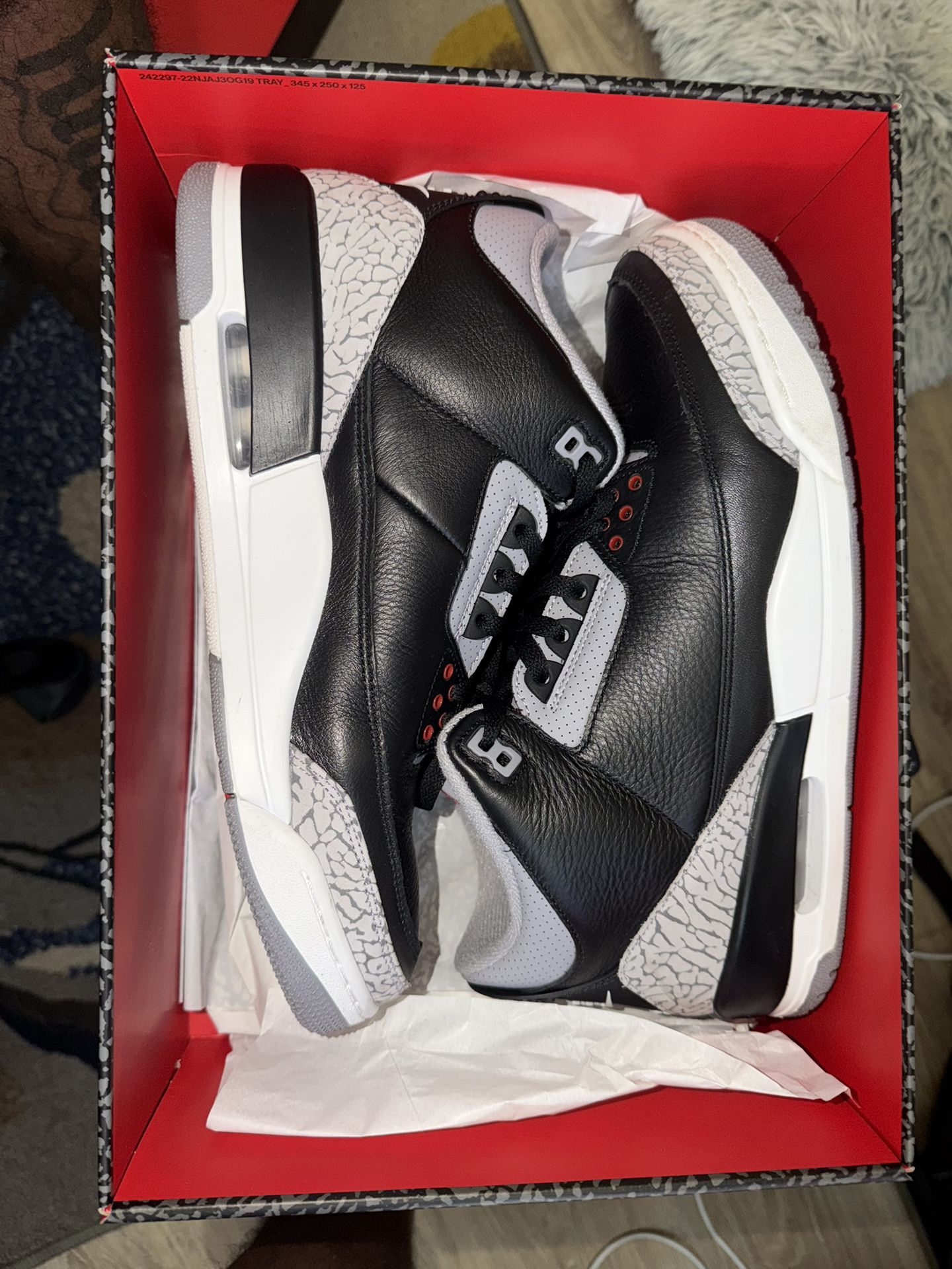 Air Jordan 3 Black Cement’s