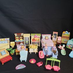 Fisher-Price Loving Family figures And Furniture 