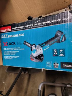 18v Makita Brushless 4½"-5" Angle Grinder