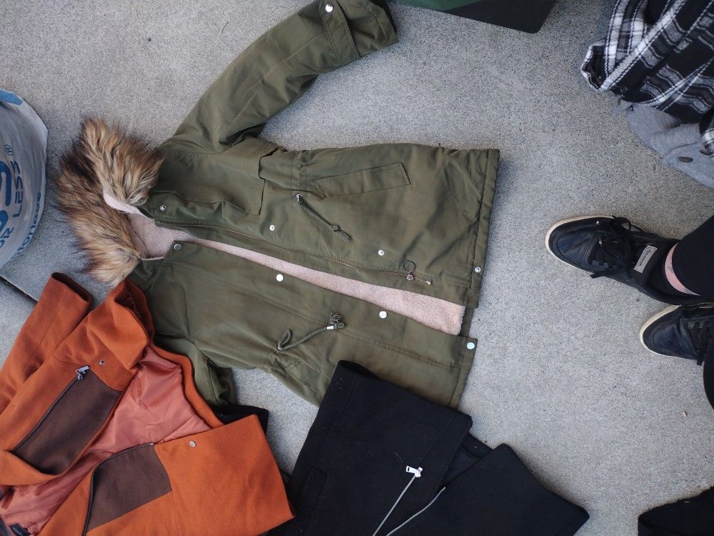 All The Clothing Items In Back Of Box Truck