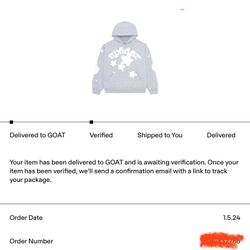 Grey Sp5der hoodie LEGIT