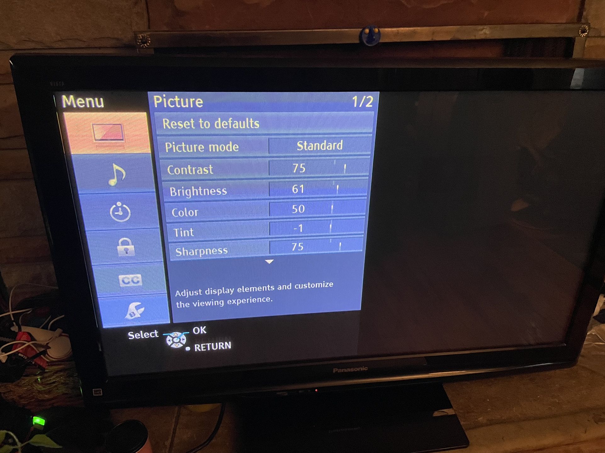 42” Panasonic Plasma Tv