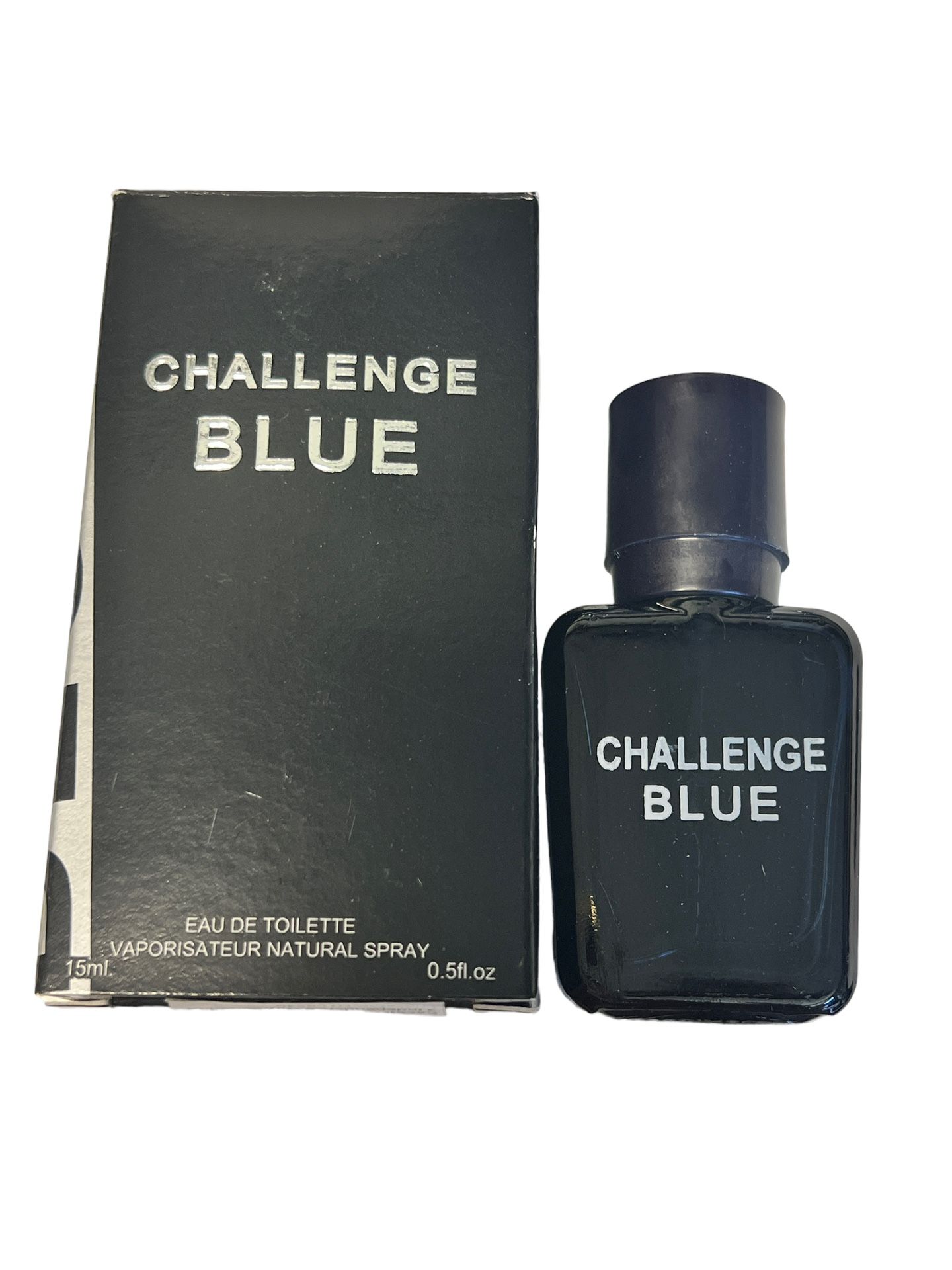 Challenge Blue Mens Cologne Spray Bottle Mini