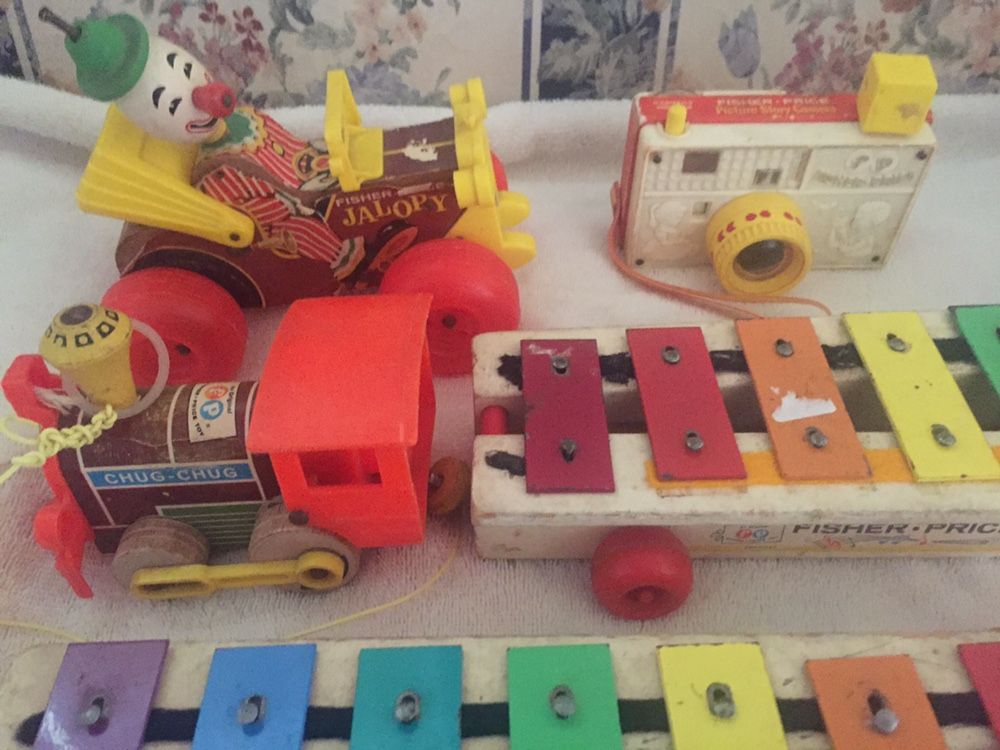 (5) Fisher Price Kids Vintage Toys
