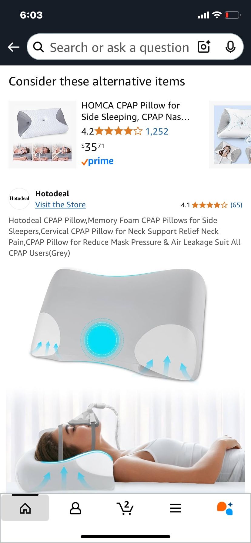 New Memory Foam Pillow