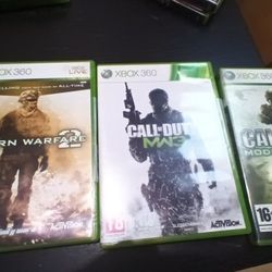 Call Of Duty Games Xbox 360