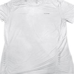 SoccerMax Performance Tee – White Athletic Fit (Size M)