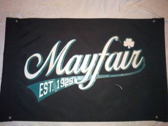 Irish Mayfair Flag Est.1929 Heavy Duty Outdoor Neighborhood Pole Flag