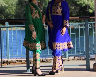 Women's traditional Afghan dress
