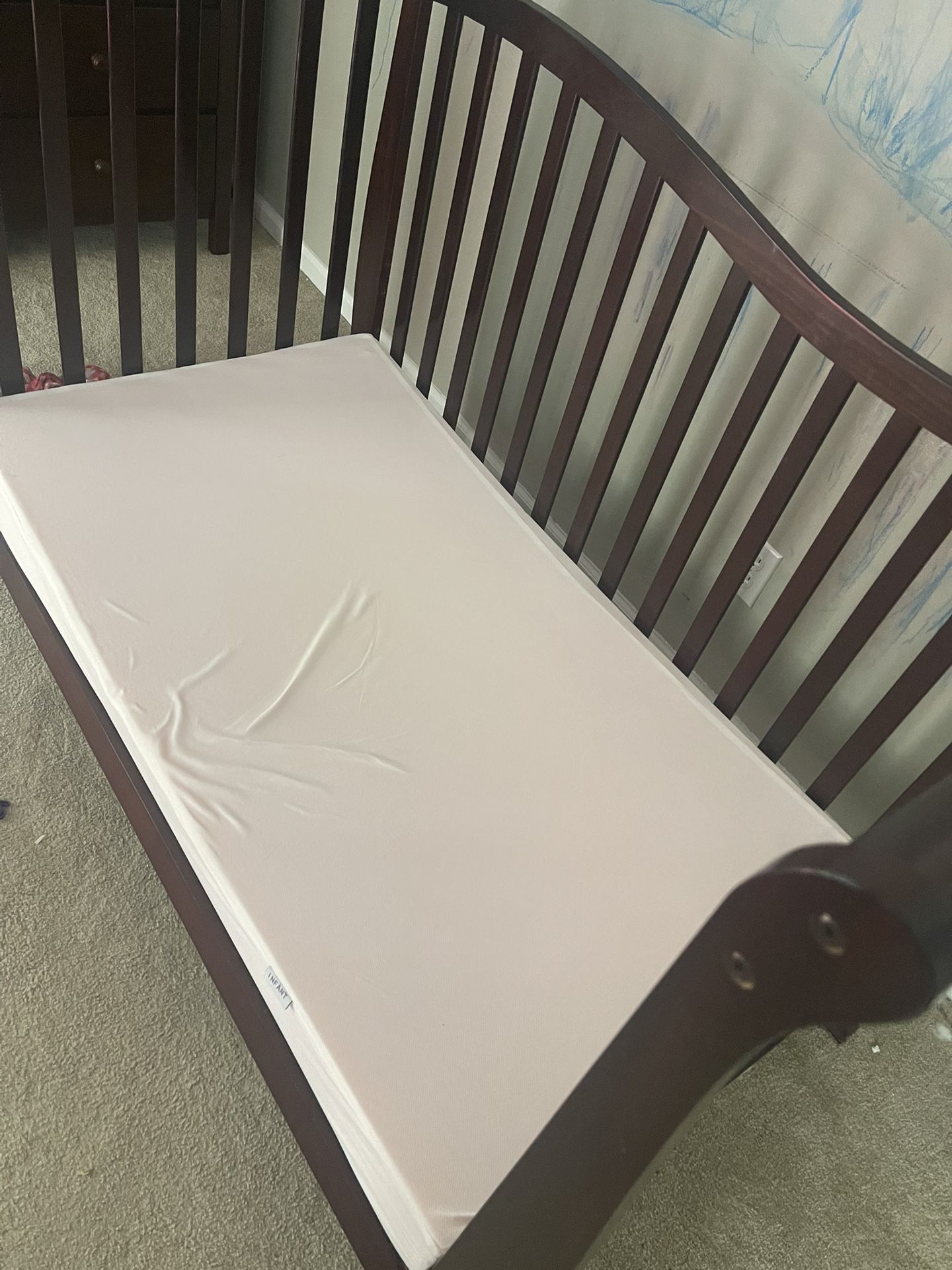 2 Cribs/ Toddler Bed And Changing Table