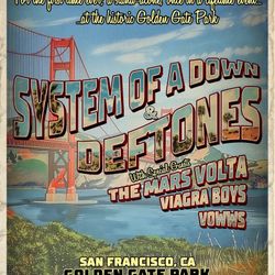 System Of A Down, Deftones Ticket