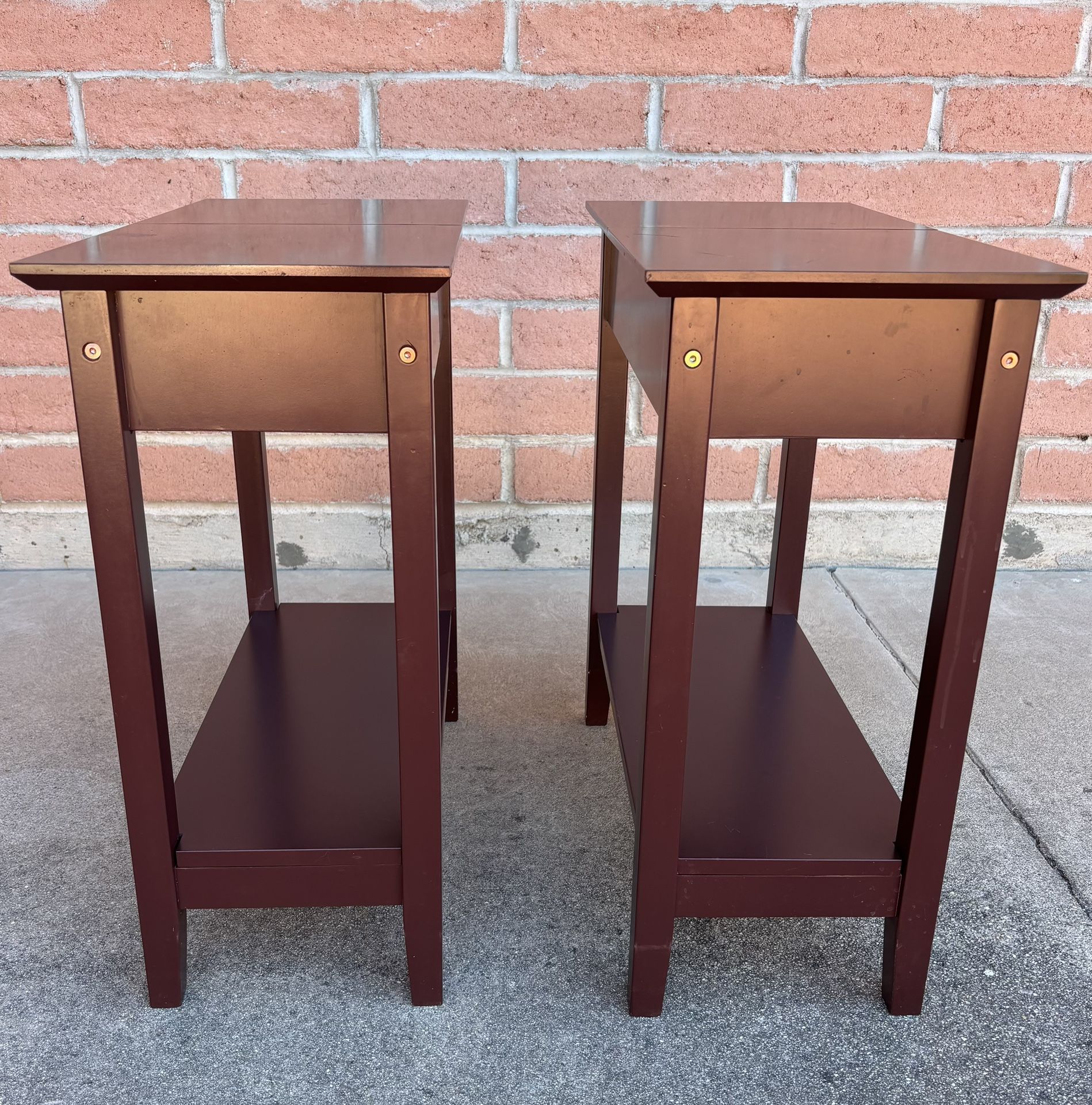 End tables with Storage