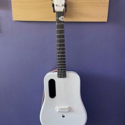 Lava me 2 Carbon Finger Guitar with Effects 36 inch Acoustic Electric 2021 White