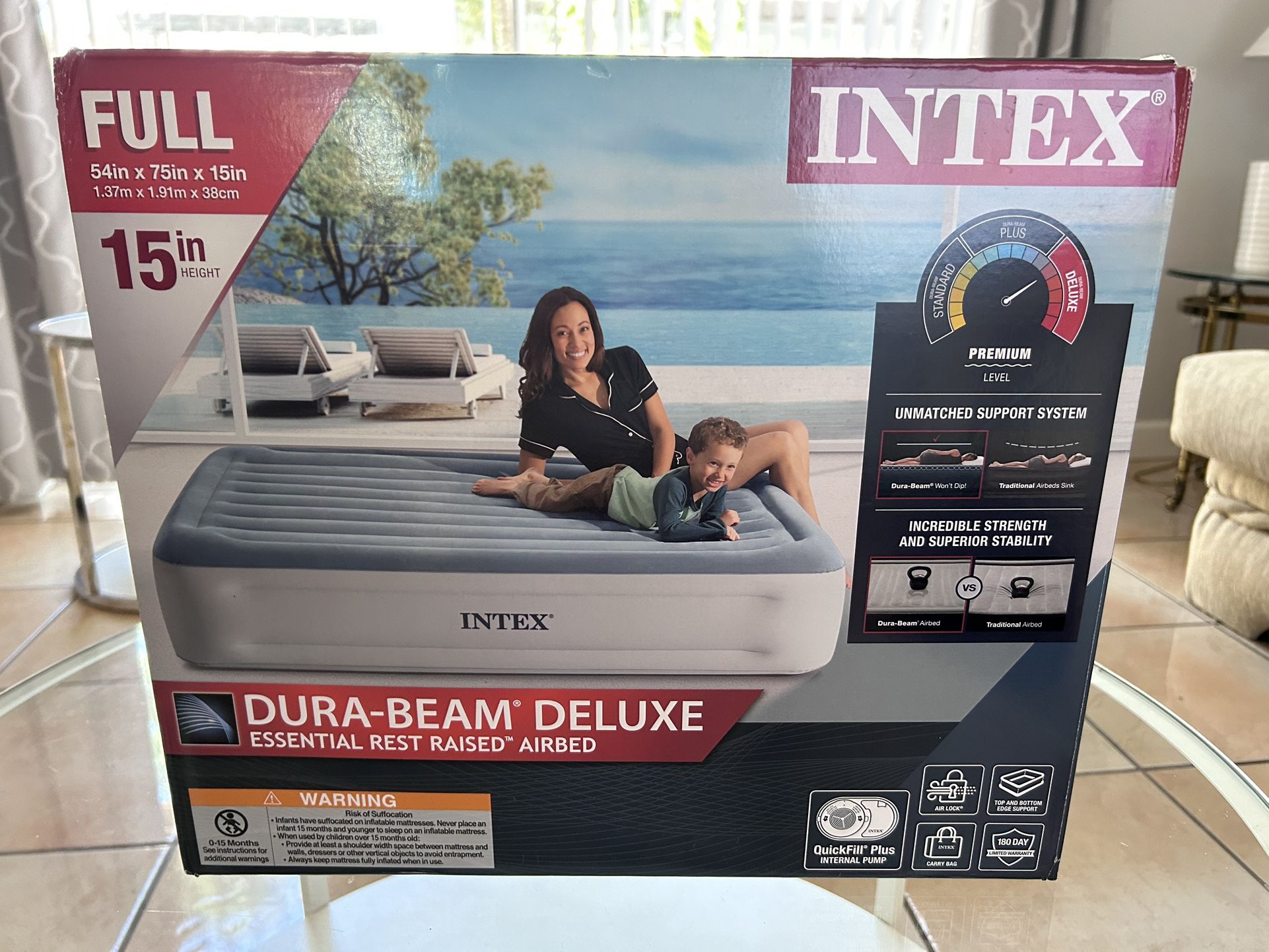  2New Deluxe AIRBED Size Full NWB Each 38.  2 X $ 70.