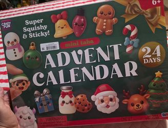 Taba Advent Calendar With Soft, 24 Piece Squeezable Surprises