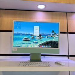 🍏 24" Apple iMac M1 (2021) — 3.2GHz | 8GB RAM | 512GB SSD | 8-Core GPU | Green