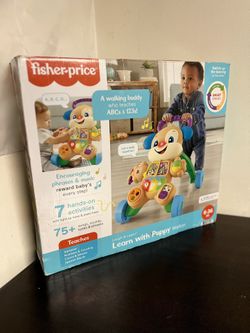 Fisher-Price Laugh & Learn Smart Stages Learn with Puppy Walker Baby & Toddler Toy