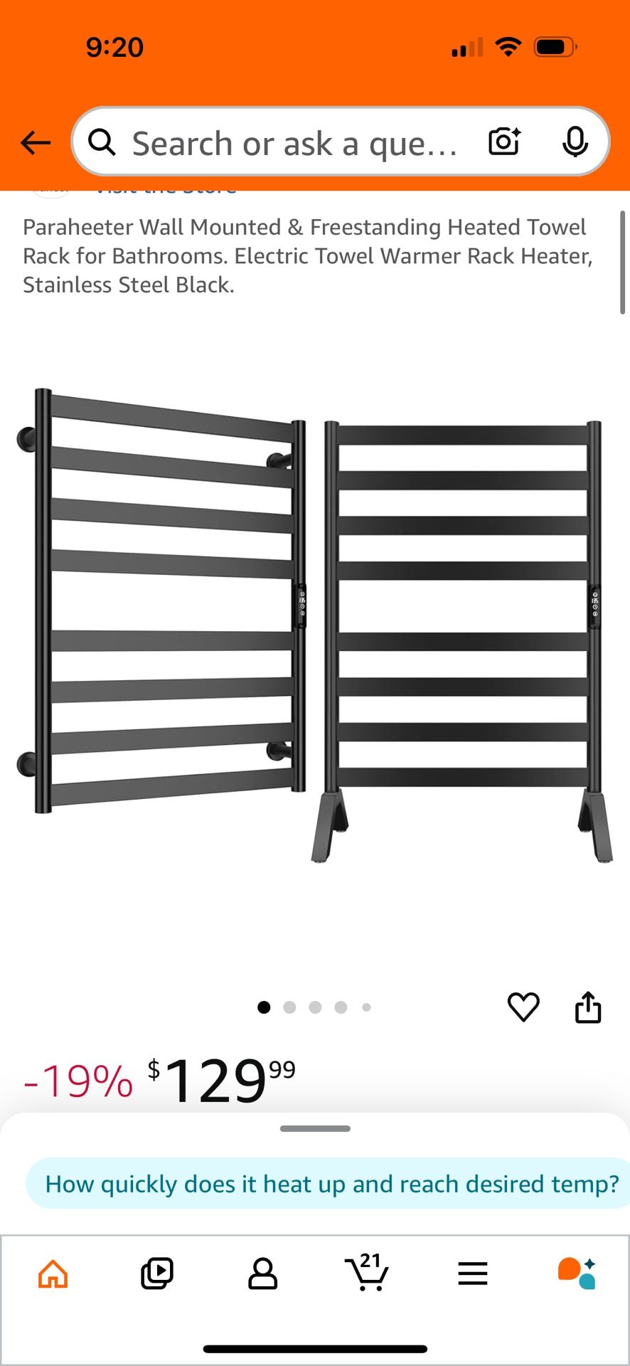 Paraheeter-New Towel Warmer