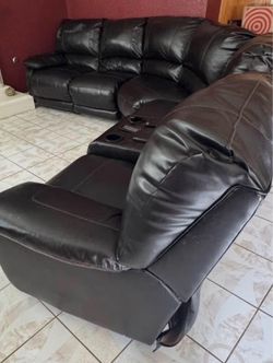 Black sectional