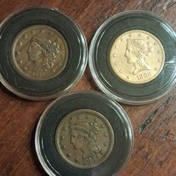 Old US Coins With Large Cents