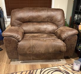 Brown Chair and a Half