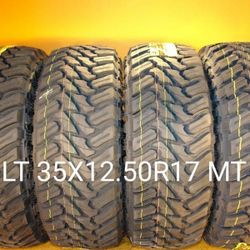 4 New Tires For Sale 35/12.50/17 LT MT 10ply Mud Terrain We Service Motorcycle Tires