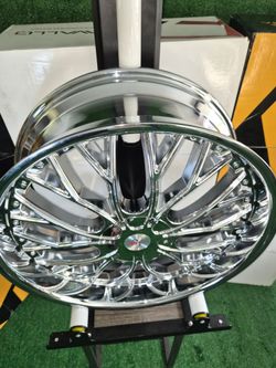 24" CAVALLO RIMS AND TIRES BUNDLE