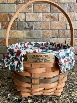 Two Longaberger Christmas Collection Baskets 