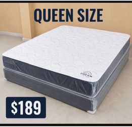 Queen Mattress Set – Medium – Brand New – Delivery Available 🚚