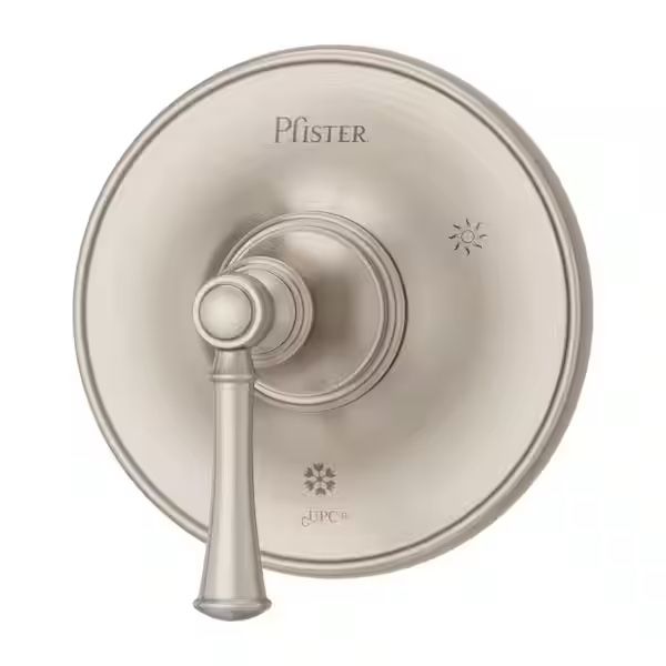 Pfister Tisbury 1-Handle Valve Only Trim Kit in Brushed Nickel