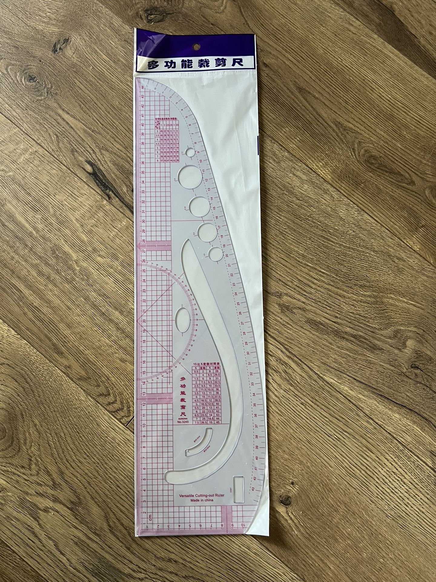5 pcs Curve Ruler Set Lightweight and Portable High Transparency Accurate Scale Flexibility Sewing Ruler Set for Clothing Drawing