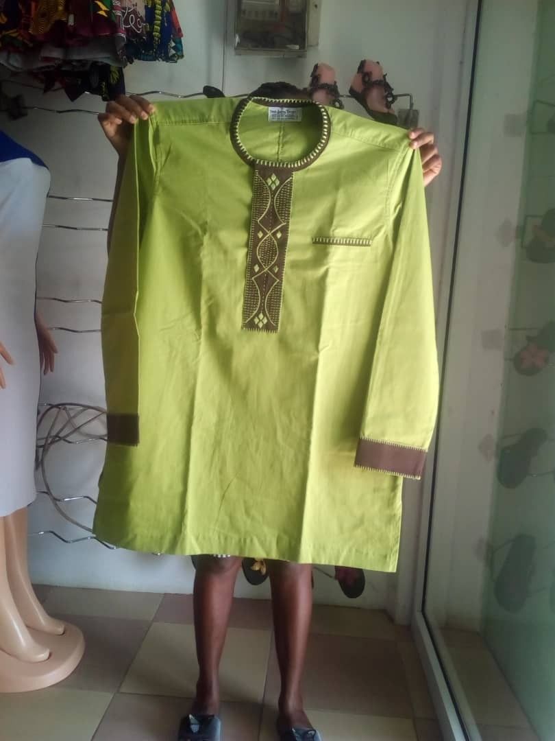 Men's African wear pant and top available in large and extra large