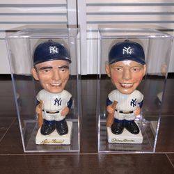 Vintage 1962 Square Base Roger Maris Mickey Mantle Bobblehead (nodder) Japan