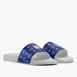 MCM Lifestyle Slide Blue & White – Size 12