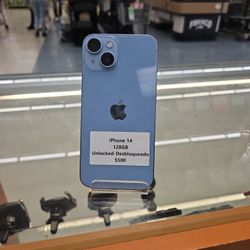 IPhone 14 128gb Unlocked-Desbloqueado 89% Batería.  Tienda En Hialeah 1630w 49th St Fresco Y Más 