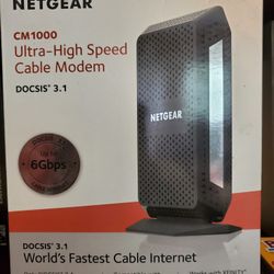 Netgear CM1000 CABLE MODEM up To 6GBS